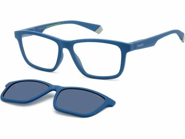 Оправа с солнцезащитным клипоном Polaroid PLD 2147/CS FLL Matte Blue (PLD-205721FLL55C3) в Краснодаре Оправа с солнцезащитным клипоном Polaroid PLD 2147/CS FLL Matte Blue (PLD-205721FLL55C3)