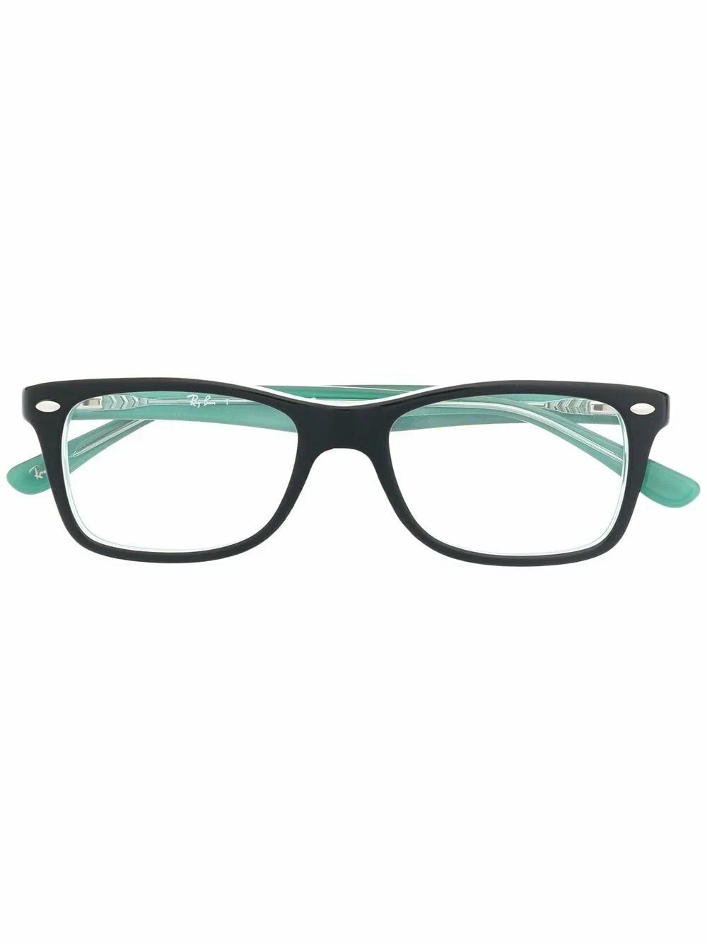 Ray-Ban - Прямоугольные очки - Унисекс - 50 - Черный