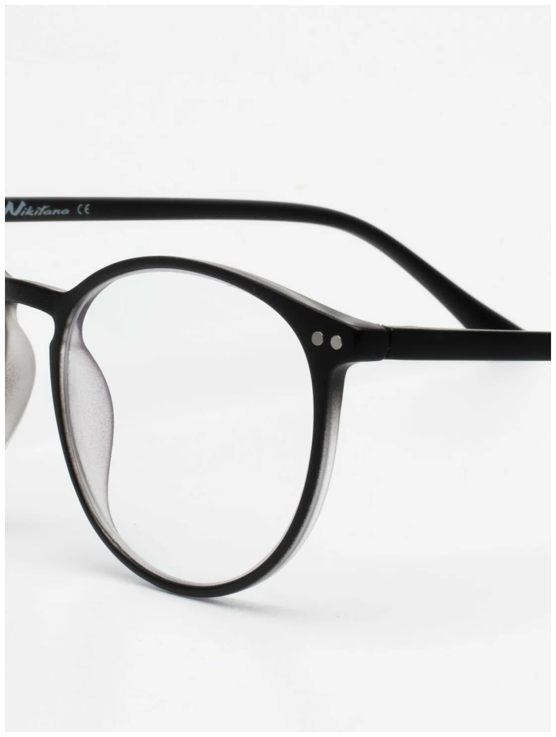 Оправа для очков женская Nikitana / Очки без диоптрий черные