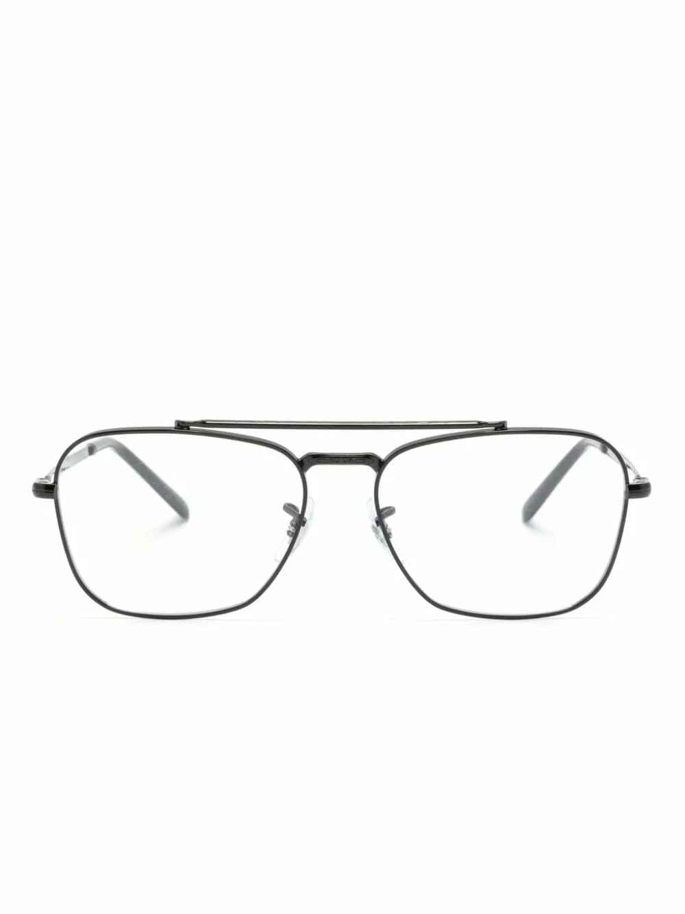 Ray-Ban - Квадратные солнцезащитные очки New Caravan - Унисекс - 55 - Черный