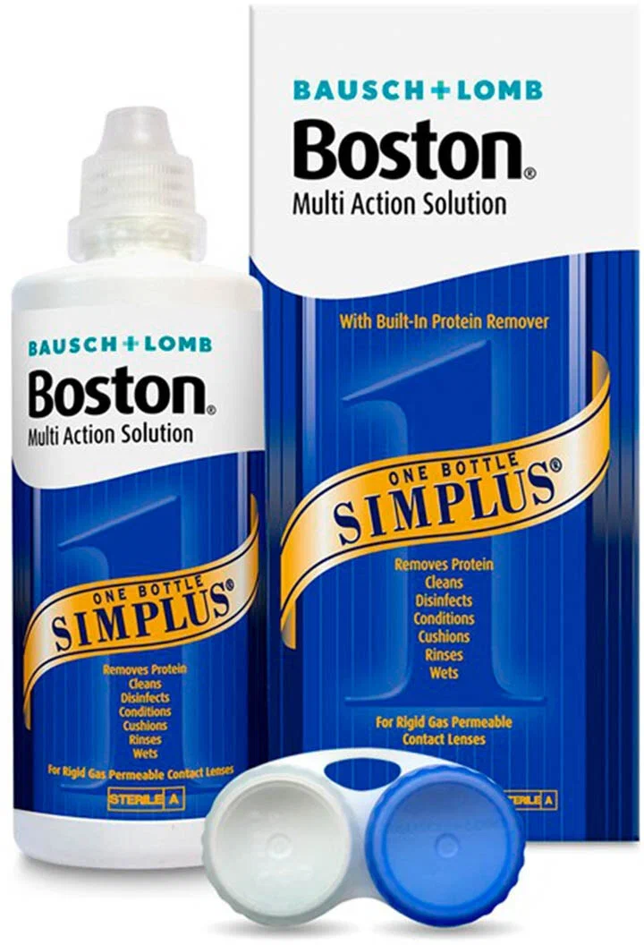 Boston Simplus раствор многофункциональный для жестких газопроницаемых контактных линз 120 мл 1 шт