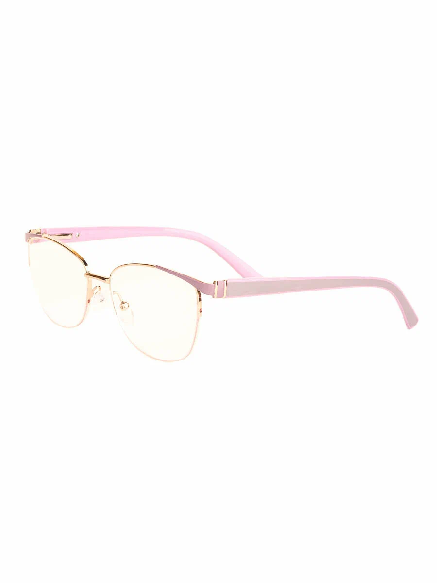 Готовые очки для чтения сиреневые с диоптриями +6.00 футляр