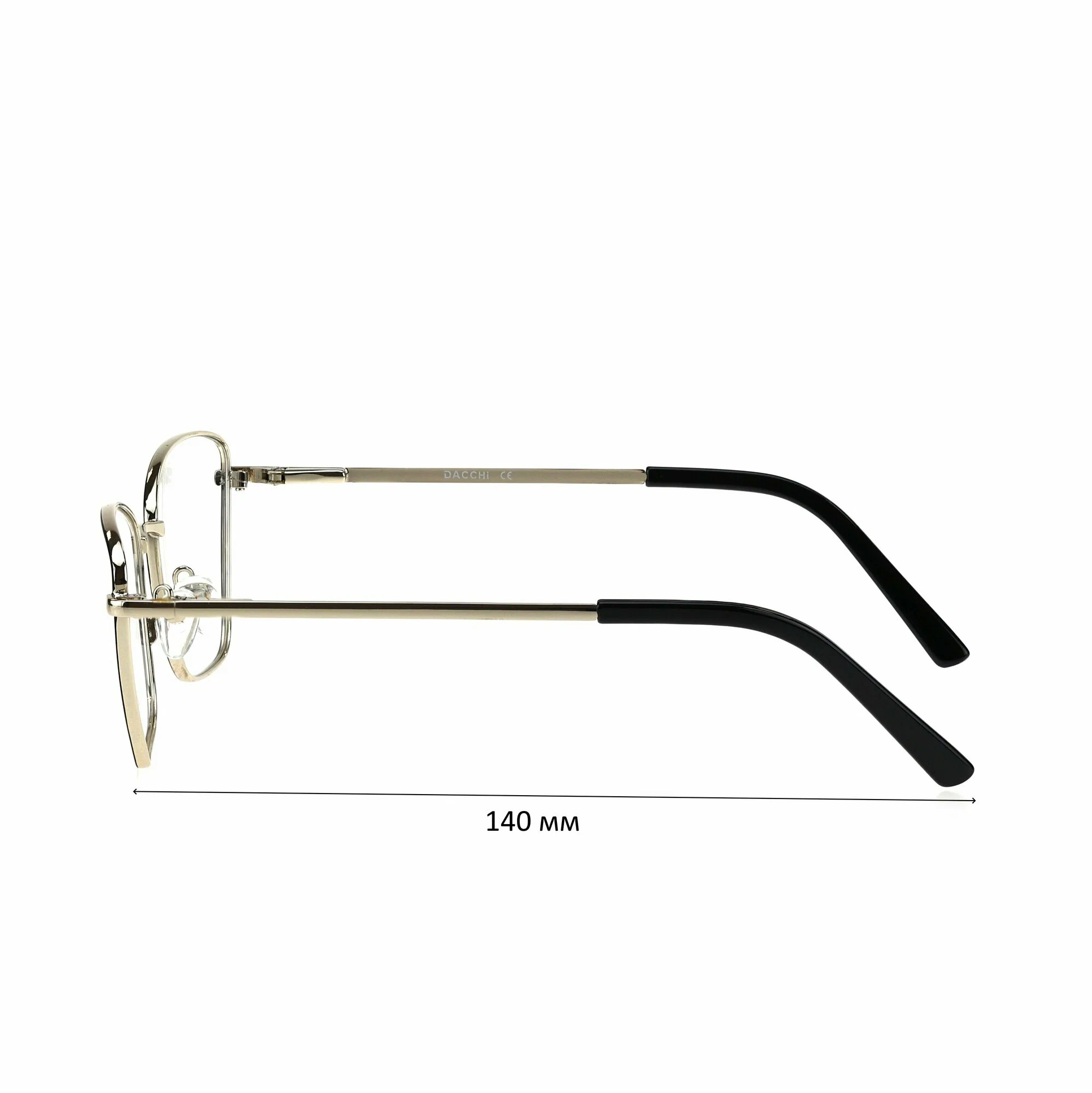 Очки для чтения с футляром-змейка DACCHI мод. 33605 Цвет 1 с линзами ECOPLUS 1.50 UC +0.25 РЦ 62-64