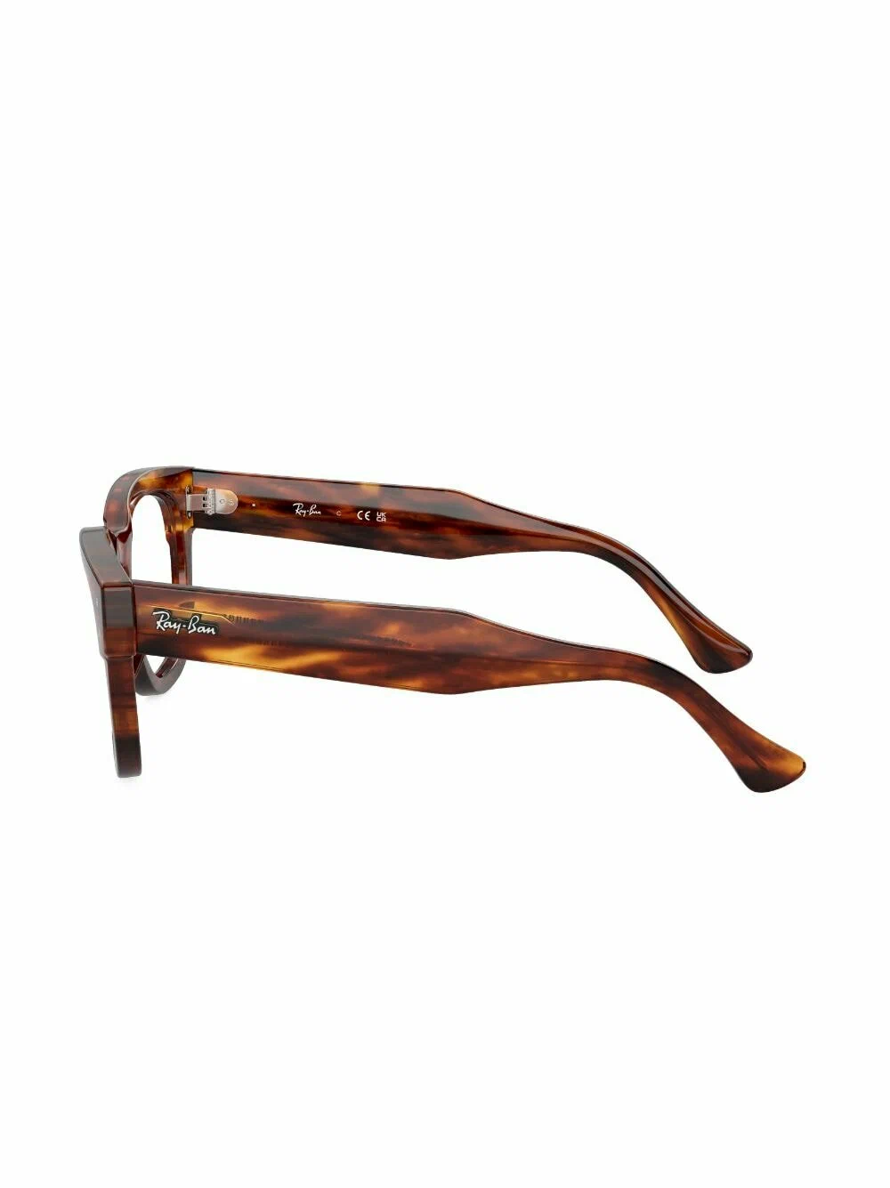 Ray-Ban - очки с логотипом Mega Hawkeye - Унисекс - 50 - Коричневый