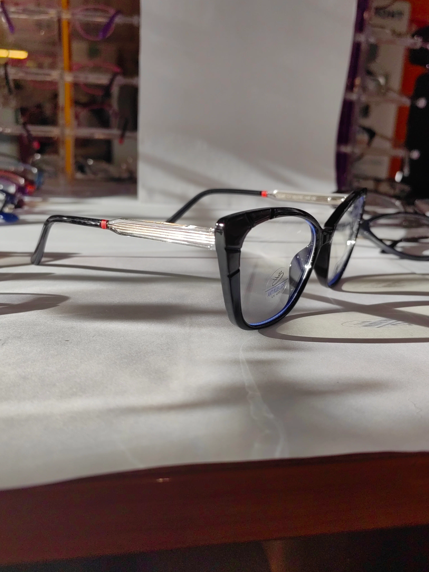 Оправа для очков Nikitana чёрный цвет, кошачье форма